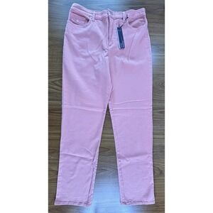 Gloria Vanderbilt Stretch Amanda Jeans Slimming Womens Peach Punch Size 10 NWT